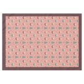 Retro Holiday Tablecloth Funky Pastel Christmas テーブルクロス (正面(横))