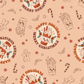 Retro Holiday Towels Funky Pastel Bathroom Style バスタオルセット