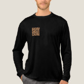 Retro Hope Never Quits Typography T-Shirt Design | トライブレンドＴシャツ (正面)