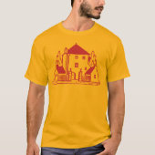 Retro House Rubber Stamp Tシャツ (正面)