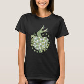 Retro Howdy Go Lucky St Patricks Day Disco Ball Lu Tシャツ (正面)
