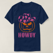 Retro Howdy Pumpkin Fall Autumn Western Halloween  Tシャツ (デザイン正面)