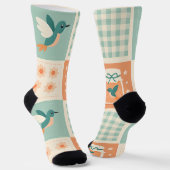 Retro Hummingbird Socks ソックス (傾斜あり)
