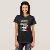 Retro Humor tees Wooden Spoon Survivor Tシャツ (正面フル)