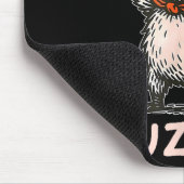 Retro Huzzah Raccoon Knight Funny Sword Meme Quote マウスパッド (コーナー)