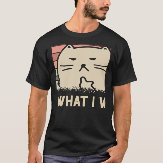 Retro I Do What I Want Cat Independent Rebel 3 Tシャツ (正面)