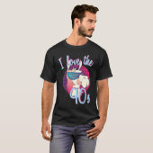 Retro I Love The 90s 90s Llama theme party outfit Tシャツ (正面フル)