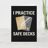 Retro I Practice Safe Decks Construction Trade カード (正面)