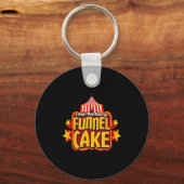 Retro I Put The Fun In Funnel Cake _ Circus Staff  キーホルダー (正面)