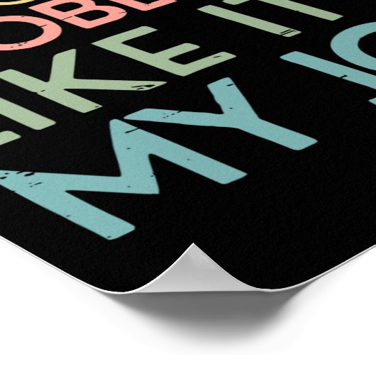 Retro I Solve Math Problems Like It's My Job Back  ポスター (角)