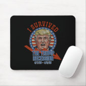 Retro I Survived The Trump Recession 4725 - 4925  マウスパッド (マウス)