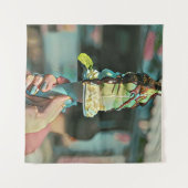 Retro ice cream popsicle タペストリー (正面(横))