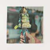 Retro ice cream popsicle タペストリー (正面)