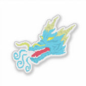 Retro Ice Dragon シール (正面)