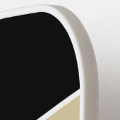 Retro Ice Rainbow Across Striped with Name ピックルボールラケット (左詳細)