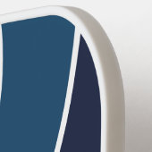 Retro Ice Rainbow Circle Stripe with Name ピックルボールラケット (左詳細)