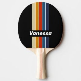 Retro Ice Rainbow Pin Striped with Name 卓球ラケット