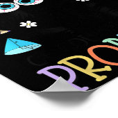 Retro I'm A Math Teacher Of Course I Have Problems ポスター (角)