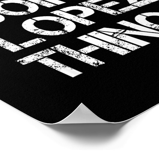 Retro Im Lopez Doing Lopez Things Quote Funny ポスター (角)