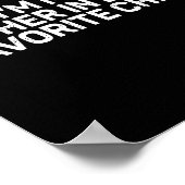 Retro I'm My Mother In Law's Favorite Child Parent ポスター (角)