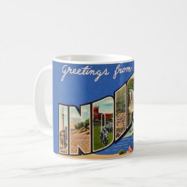 Retro Indiana Greeting Mug コーヒーマグカップ