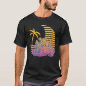Retro - Indie Aesthetic - Vaporwave - Turtle - Pop Tシャツ (正面)
