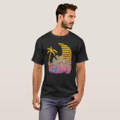 Retro - Indie Aesthetic - Vaporwave - Turtle - Pop Tシャツ (正面フル)