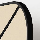 Retro Industrial Deco Geometric Art ピックルボールラケット (左詳細)