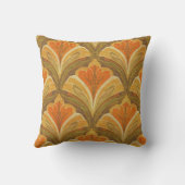 Retro Inspired Floral Pillow クッション (裏面)