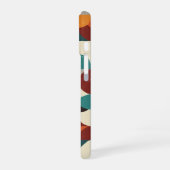 Retro Intertwined Shapes iPhone 16ケース (左側面)