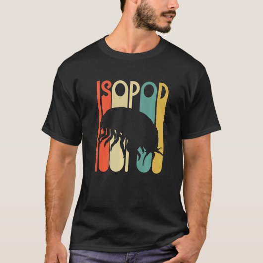 Retro Isopod Cool Vintage Isopods Tシャツ (正面)