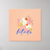 Retro Italian Ice Cream Cones キャンバスプリント (正面)