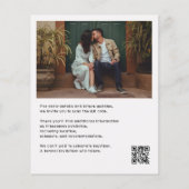 Retro Its A Date Photo Wedding Save The Date チラシ (裏面)