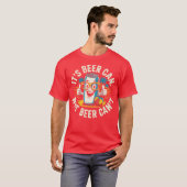 Retro It's Beer Can Not Beer Can't Funny Party Dri Tシャツ (正面フル)