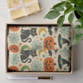 Retro Jack O Lanterns Halloween 薄葉紙 (ギフト)