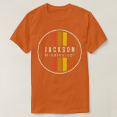 Retro Jackson Mississippi  Tシャツ (デザイン正面)