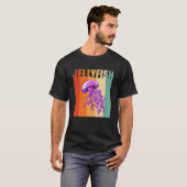 Retro Jellyfish 1 Tシャツ (正面フル)