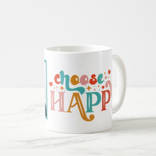 Retro Joy コーヒーマグカップ (正面右)