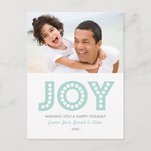RETRO JOY | HOLIDAY PHOTO POST CARD シーズンポストカード (正面)