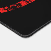 Retro Keep Back Energy Warning Symbol デスクマット (コーナー)