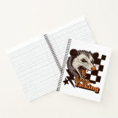 Retro Keep Talking Feral Possum: Angry Wild Animal ノートブック (内部)