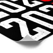 Retro Kids Funny Happy New Year 2026 2027 67 Meme  ポスター (角)