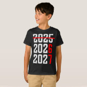 Retro Kids Funny Happy New Year 2026 2027 67 Meme Tシャツ (正面フル)