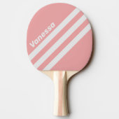 Retro Kiss Three Angled Striping with Name 卓球ラケット (裏面)