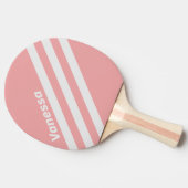 Retro Kiss Three Angled Striping with Name 卓球ラケット (横)