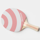 Retro Kiss Three Circle Stripe with Name 卓球ラケット (横)