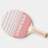 Retro Kiss Three Horizon Striping with Name 卓球ラケット (横)