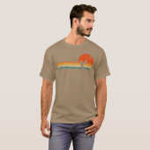 Retro Kitesurfing Kiteboarding Kitesurf Kiteboarde Tシャツ (正面フル)