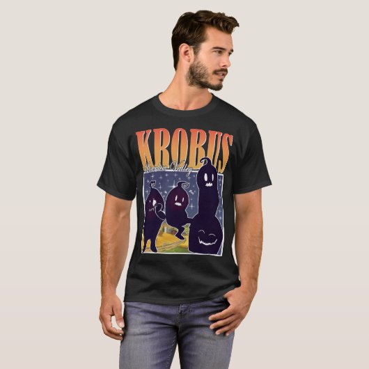 Retro Krobus funny vintage Tシャツ (正面フル)