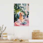 Retro Labrador Retriever Poster, Labrador ポスター (キッチン)